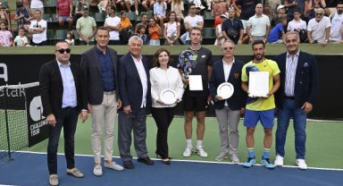 TED OPEN ULUSLARARASI TENİS TURNUVASI'NDA ŞAMPİYON DAMİR DZUMHUR OLDU