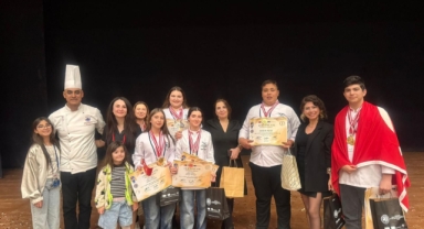 Öğrenciler uluslararası gastronomi yarışmasında madalyaları topladı