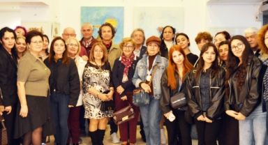 Antalyalı öğretmenin sergi heyecanı